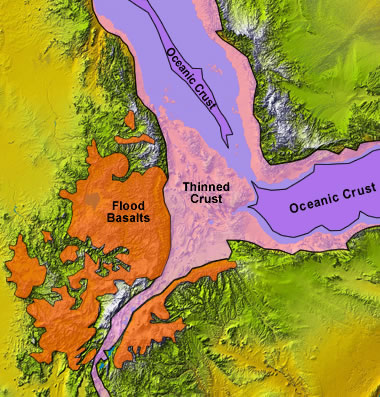 East Africa Rift crust map