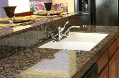 Installing granite tile counter tops, specifically in the kitchen