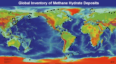 methane hydrate map