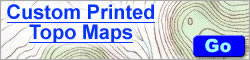Custom printed topo maps