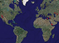 Lands below sea level