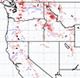 Snow runoff map