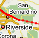 Google Map of the San Andreas Fault