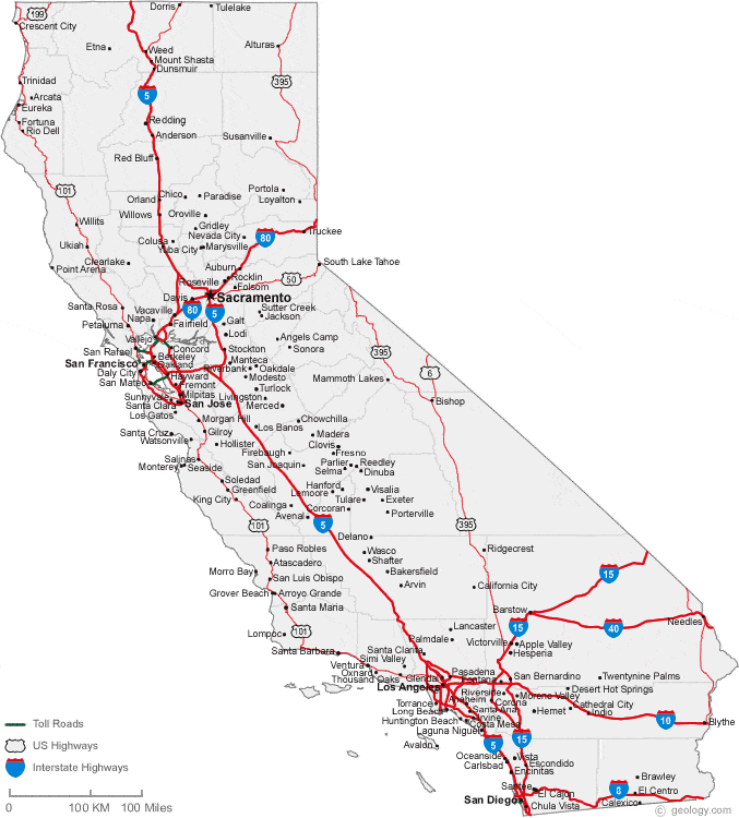 Map Of Cities In California Usa at Christopher Bushey blog