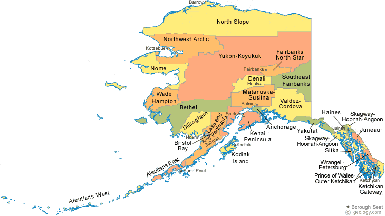 Alaska With Cities