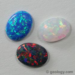 laboratory created opals