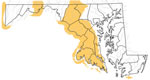 Maryland drought map