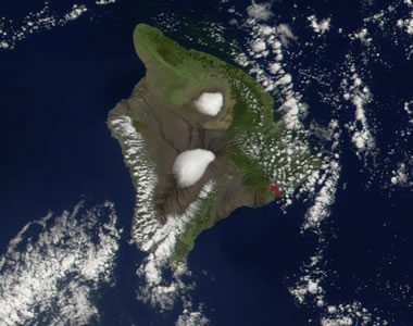 Mauna Kea Satellite View