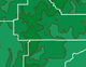 Alabama Elevations Map