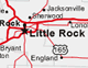 Arkansas Roads and Cities Map