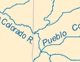 Arizona rivers and lakes map