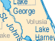 Florida Rivers and lakes map
