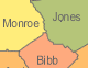 Georgia County Map