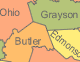 Kentucky County Map