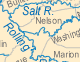 Kentucky rivers and lakes map