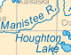 Michigan rivers and lakes map
