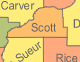 Minnesota County Map