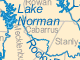 North Carolina rivers and lakes map