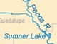 NewMexico rivers and lakes map
