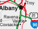 New York Roads and Cities Map