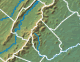 Virginia Physical Map
