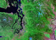 washington satellite map