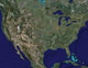 US satellite image