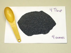 Rock tumbler grit
