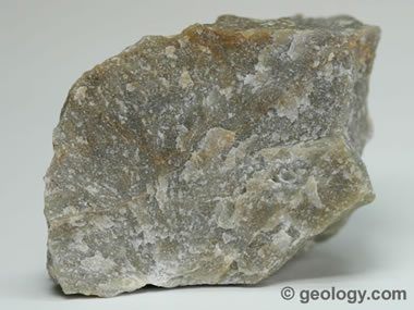 It is composed primarily of quartz.