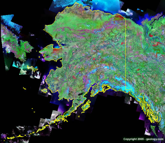 map of Alaska