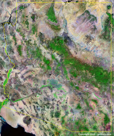 map of Arizona