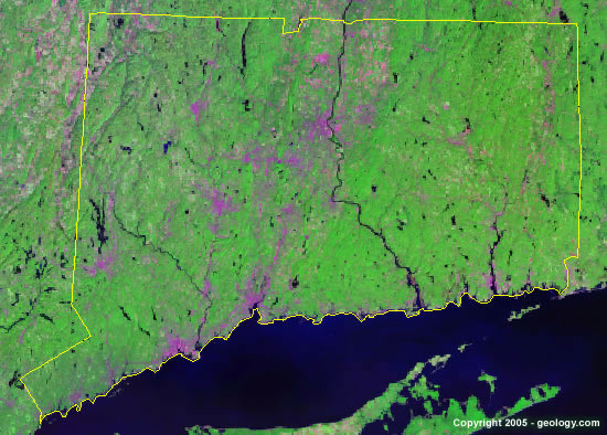 map of Connecticut