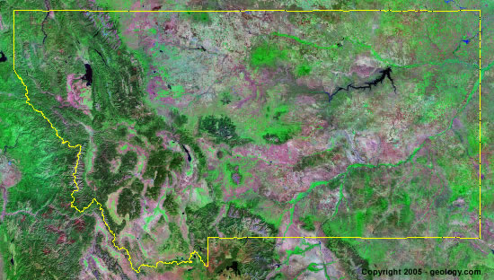 map of Montana
