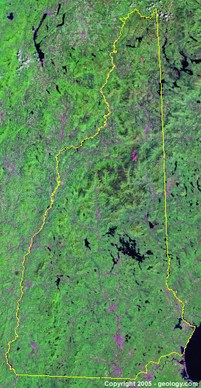 map of New Hampshire