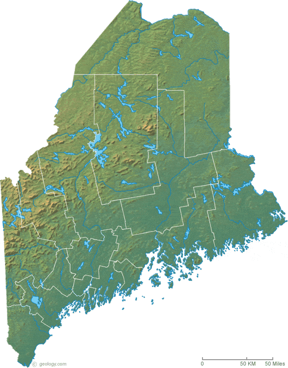 Map Maine