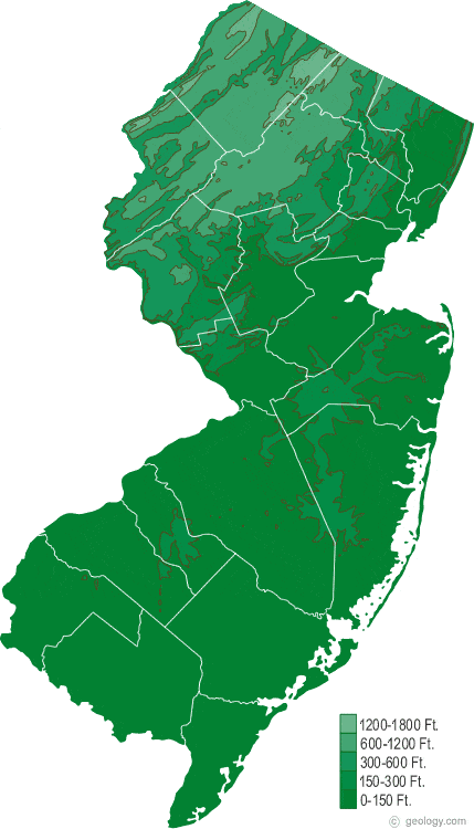 map of new jersey cities