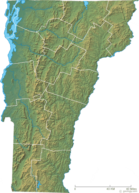 Map Vermont