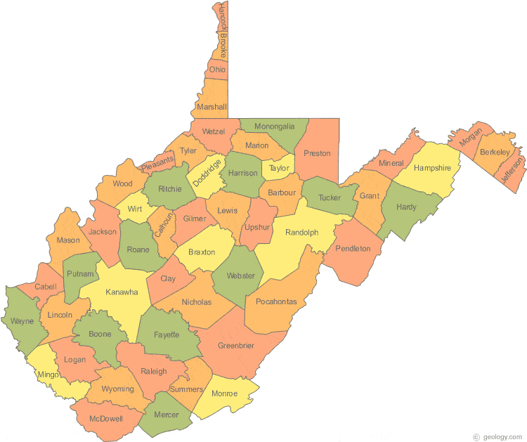 map-of-west-virginia