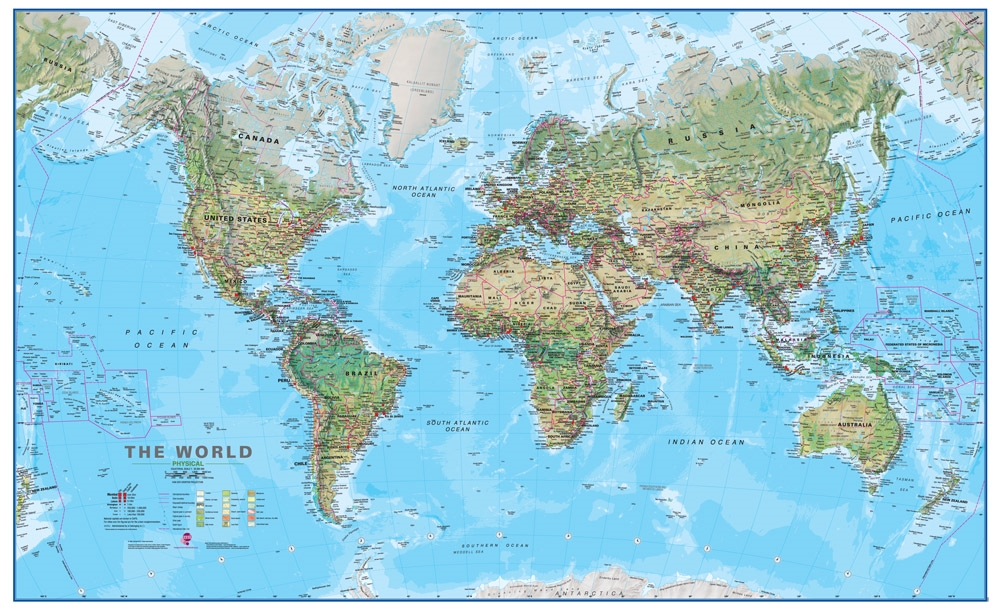 Map Of The World Pics world map of physical features