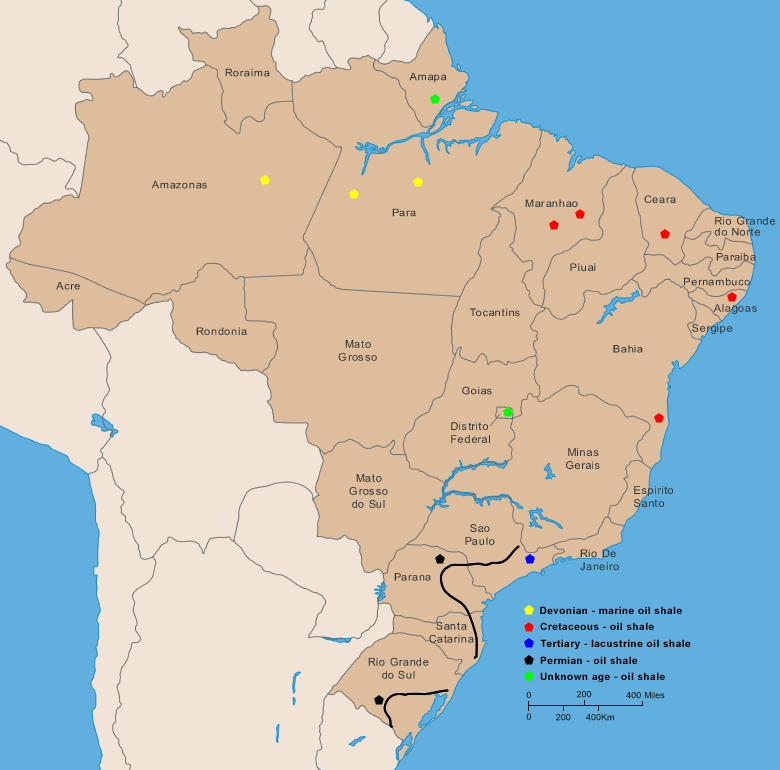 Geologic map of brazil