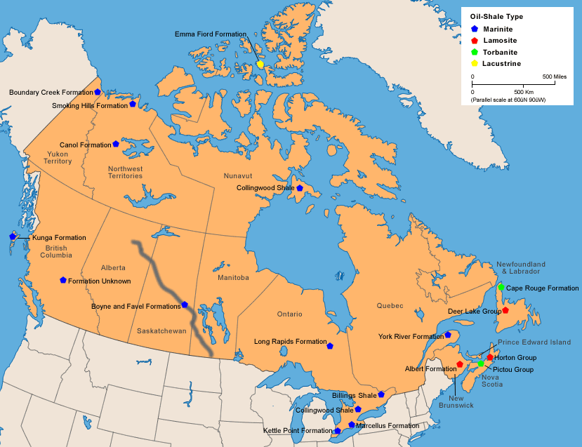 Shale Oil Reserves In Canada