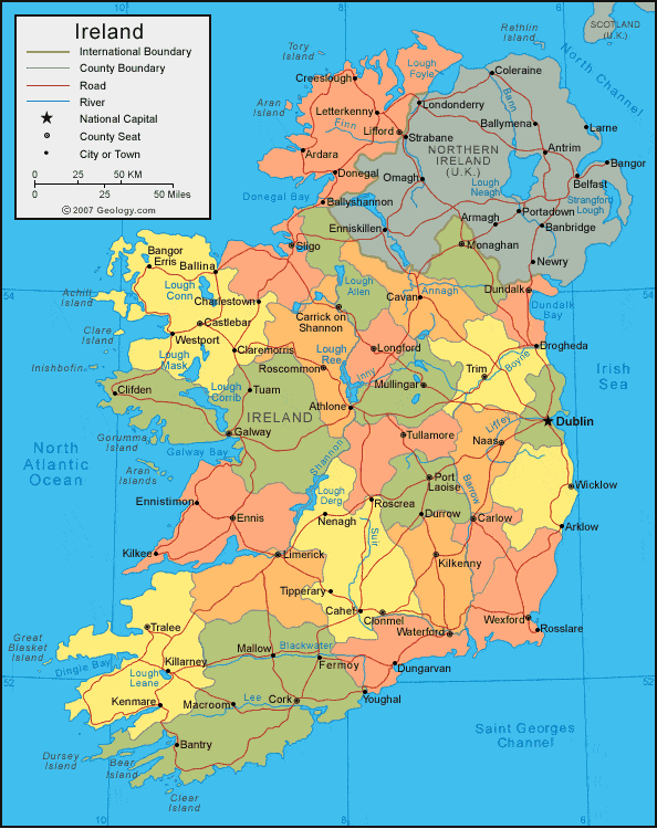 Map Ireland