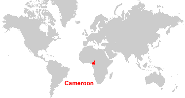 cameroon world map