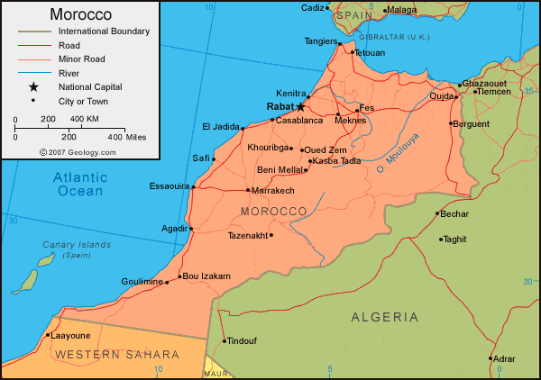 Maps Map Morocco