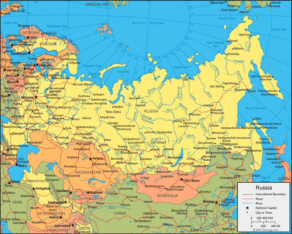 Maps Russian 12