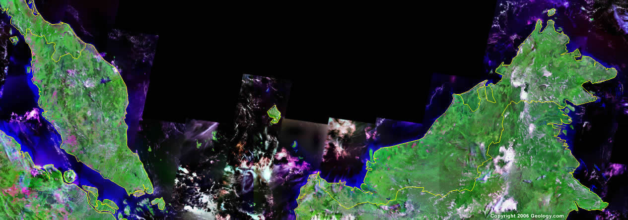 Satellite Map Malaysia