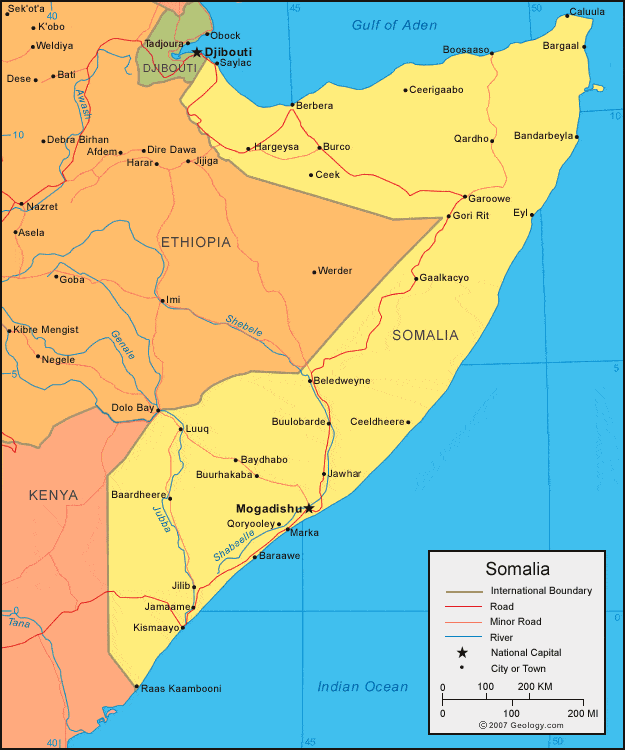 Map Of Africa: June 2017