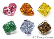 Colored diamonds