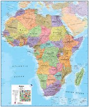 Togo On a Large Wall Map of Africa