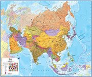 Large Wall Map of Asia